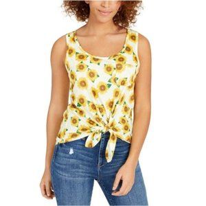 NWT Rebellious One Juniors' Tie Front Tank Top